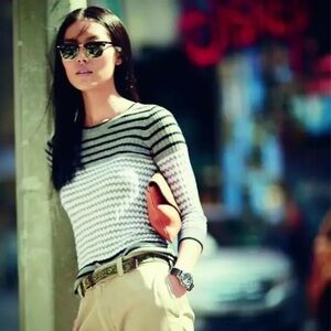 J. Crew Tippi Mixed Stitch Merino Wool Sweater XS